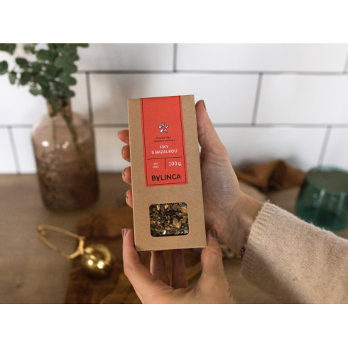 Ovocný čaj - Figy s bazalkou, 100g, sypaný čaj  Ovocný čaj - Figy s bazalkou, 100g, sypaný čaj
