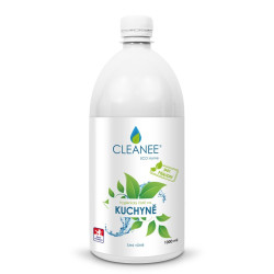 CLEANEE EKO Hygienický čistič na Kuchyne - Bez vôňe 1L, náhradná náplň