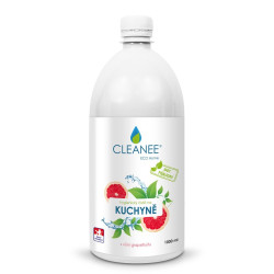 CLEANEE EKO Hygienický čistič na Kuchyně - Grapefruit 1L, náhradná náplň
