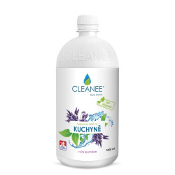 CLEANEE EKO Hygienický čistič na Kuchyne - Levanduľa 1L, náhradná náplň