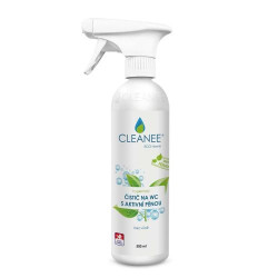 CLEANEE EKO Hygienický čistič WC - Bez vůně 500ml, s aktivní pěnou