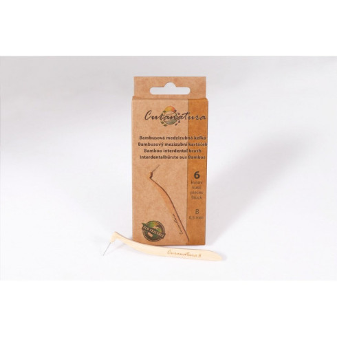 Bambusové medzizubné kefky - Veľkosť B 6ks