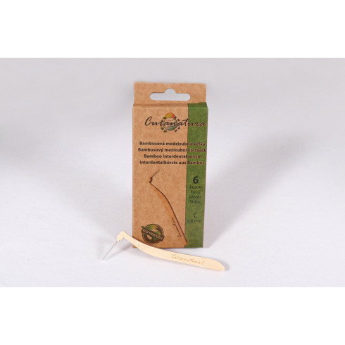 Bambusové medzizubné kefky - Veľkosť C 6ks Bambusové medzizubné kefky - Veľkosť C 6ks