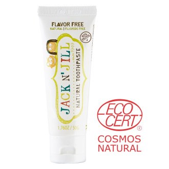 Detská prírodná nechtíková zubná pasta Flavor free - Bez príchute 50g Detská prírodná nechtíková zubná pasta Flavor free - Bez príchute 50g