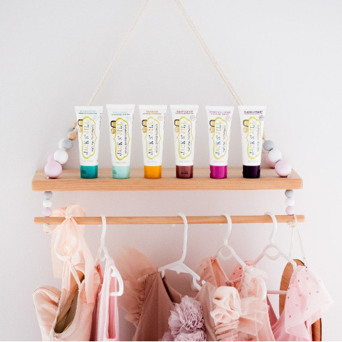 Dětská přírodní měsíčková zubní pasta Flavor free - Bez příchutě 50g