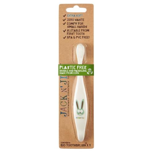 Detská zubná kefka - Zajko