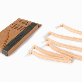 Mezizubní kartáčky - Mix velikostí 6ks, bambus