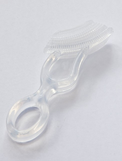 Silikonový kartáček na zuby a dásně pro miminka Silikonový kartáček na zuby a dásně pro miminka