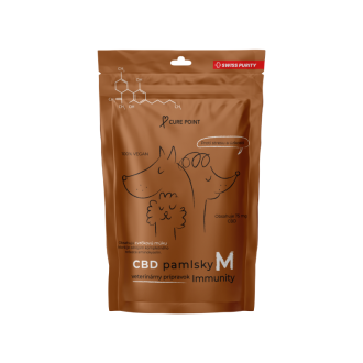 CBD Pamlsky - Immunity 100g, M - stredné plemeno CBD Pamlsky - Immunity 100g, M - stredné plemeno