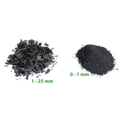 Aktívne uhlie Biochar - hrubé aktívne uhlie 1600g, pre zvieratá 