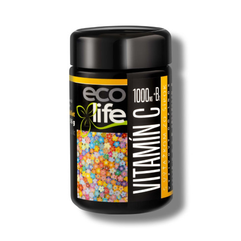 Vitamin C 1000 - S výtažkem ze šipek a vitamínem B2 50ks