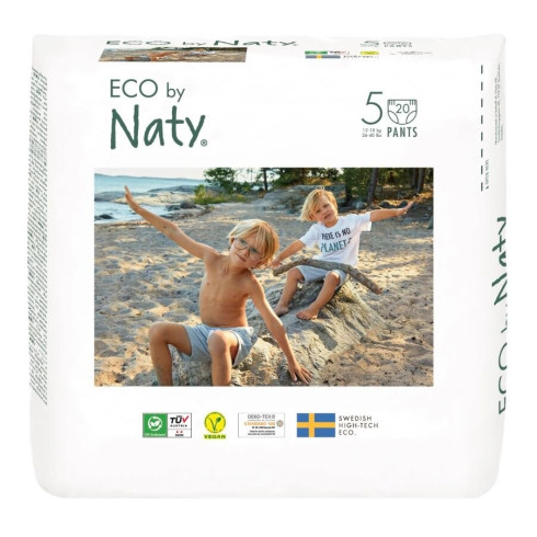 Natahovací plenkové kalhotky ECO by Naty - Junior 12-18kg (20ks)