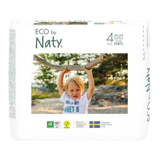 Natahovací plenkové kalhotky ECO by Naty - Maxi 8-15kg (22ks) Natahovací plenkové kalhotky ECO by Naty - Maxi 8-15kg (22ks)