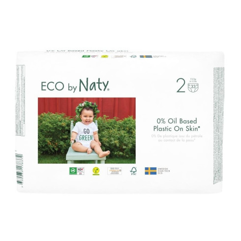Plienky ECO by Naty - Mini 3-6kg (33ks)