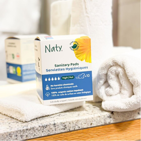 Dámske vložky - Nočné 10ks, s krídelkami