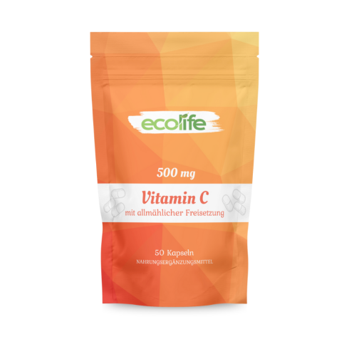 Vitamin C 500 - Mit allmählicher Freisetzung 50Stk