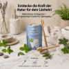 SmileBOOSTER Natürliches Zahnpulver für Reinigung (60g) + Dose aus Maisstärke