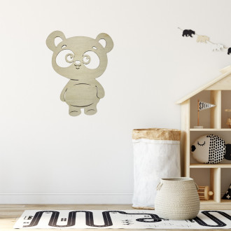 Dřevěné zvířátko na zeď - Panda Dřevěné zvířátko na zeď - Panda