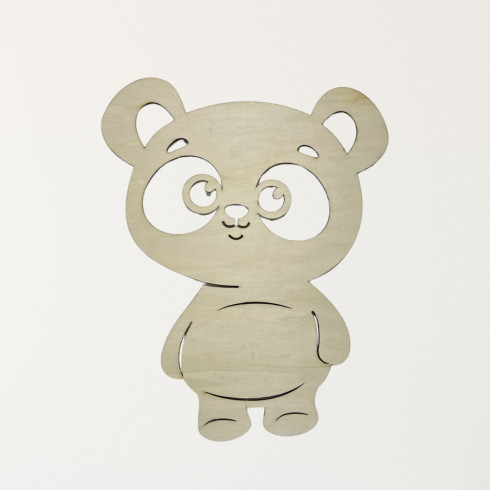 Drevené zvieratko na stenu - Panda