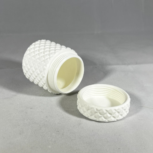 Nádoba z recyklovaného materiálu - bílá 50ml Nádoba z recyklovaného materiálu - bílá 50ml