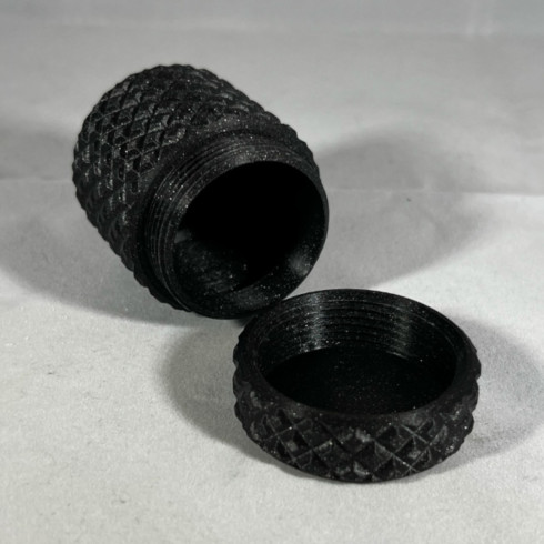 Nádoba z recyklovaného materiálu - černá 50ml Nádoba z recyklovaného materiálu - černá 50ml