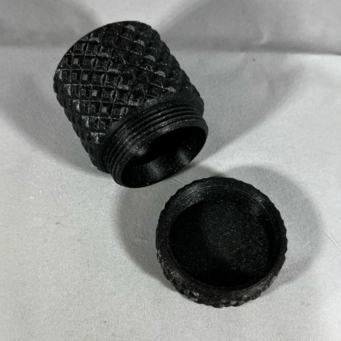 Nádoba z recyklovaného materiálu - černá 50ml Nádoba z recyklovaného materiálu - černá 50ml