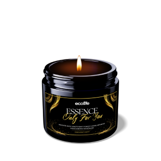 Vianočné Čaro 90g, ručne odlievaná sójová sviečka v Biofotonickom skle 