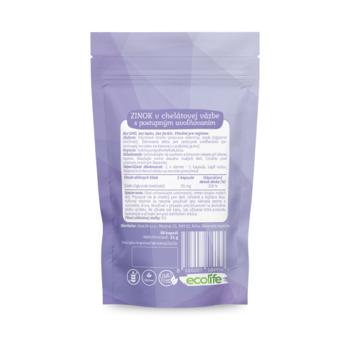 Zinok v chelátovej väzbe 50ks