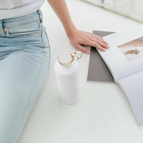 Kovová Termo Fľaša Basic - Snow White 680ml