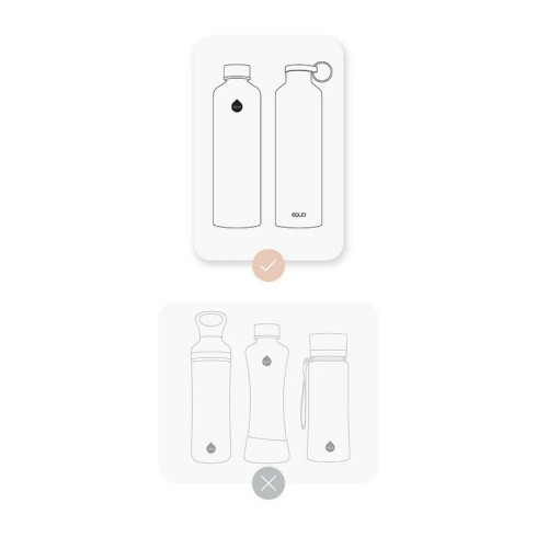 Obal na fľašu EQUA Mismatch Puffy Cream, 750 ml