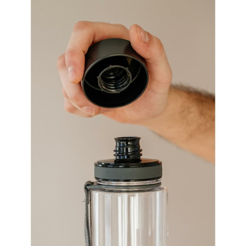 Plastová Láhev (BPA Free) - Plain Black 600ml Plastová Láhev (BPA Free) - Plain Black 600ml