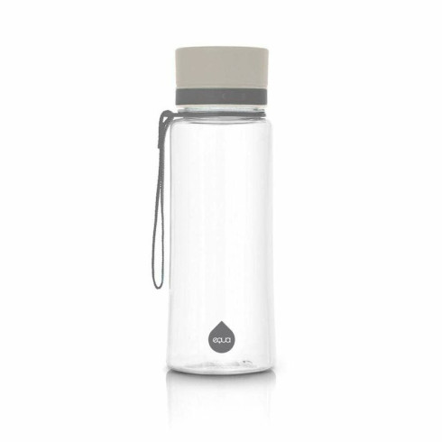 Plastová Fľaša - Plain Grey 600ml