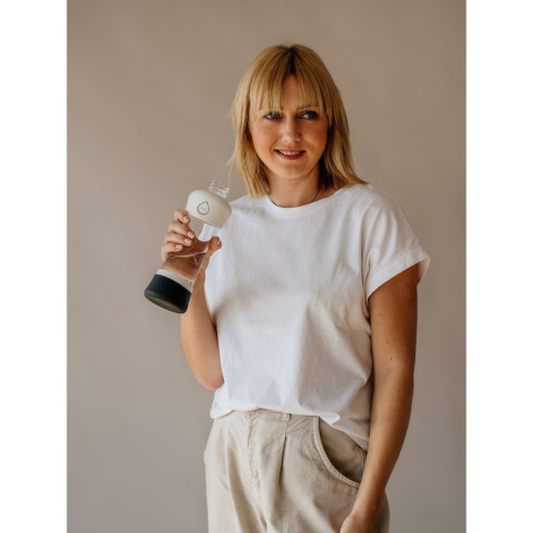 Sklenená Fľaša Active - White 550ml