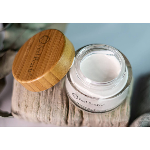 Hydratační pleťový krém - S perlovým práškem a kyselinou hyaluronovou SPF-15, 50ml