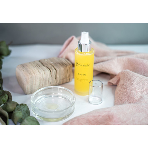 Vyživující a ochranný tělový olej - S perlovým práškem SPF 15 100ml