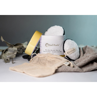 Znovupoužiteľné odličovacie tampóny z mikrovlákna 5ks