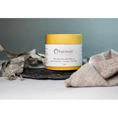 Znovupoužitelné odlíčovací tampony z mikrovlákna 5ks Znovupoužitelné odlíčovací tampony z mikrovlákna 5ks