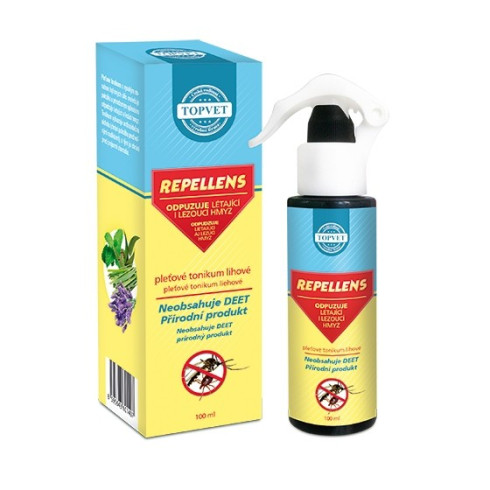 Přírodní repelent Repellens Odpuzuje létající i lezoucí hmyz - neobsahuje DEET, 100ml
