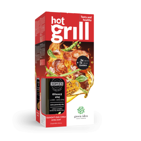 Sada 100% rostlinných olejů na grilování - Hot Grill