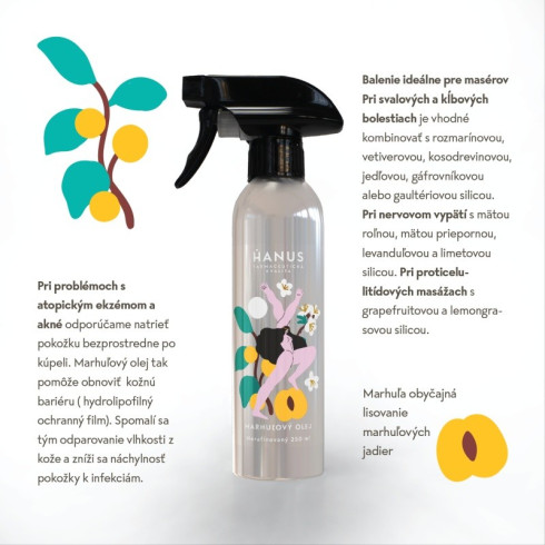 Meruňkový olej 250ml