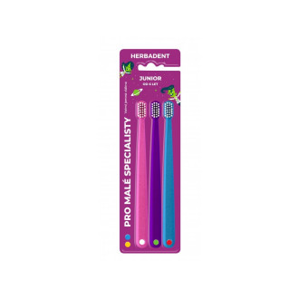Detská zubná kefka Junior - Extra soft 3ks Detská zubná kefka Junior - Extra soft 3ks