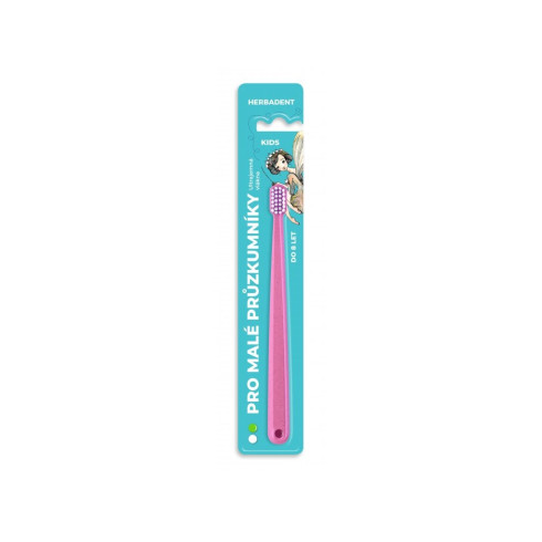Detská zubná kefka - Ultra soft, ružová