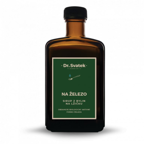 Bylinný sirup Dr. Svatek- Železo 250ml, na lyžičku