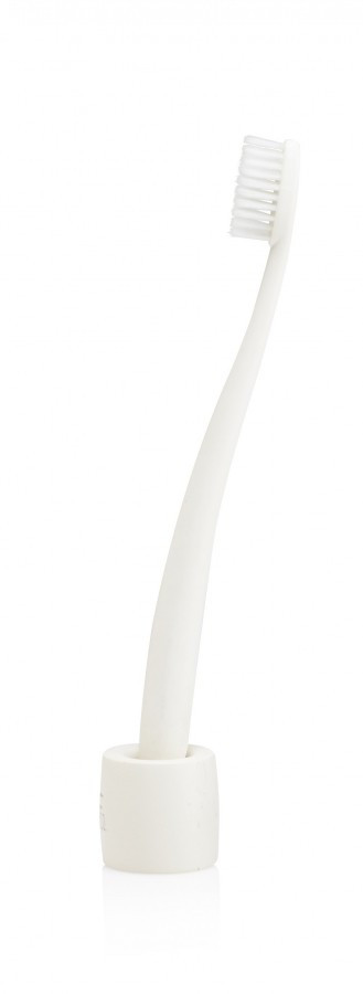 Zubná kefka so stojančekom - Biela, soft Zubná kefka so stojančekom - Biela, soft