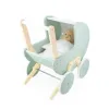 Janod Holzkinderwagen für Puppen mit Matratze und Kissen - Zen