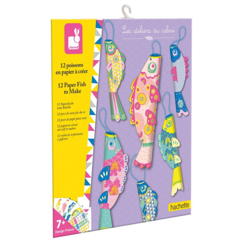 Atelier Mini Kreativní sada Origami papírové skládačky - Ryby od 7 let