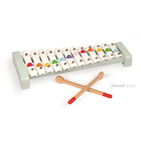 Dřevěný hudební nástroj Confetti - Kovový xylofon