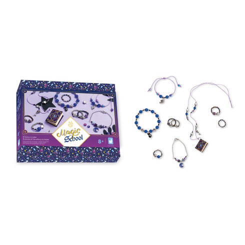 Janod Atelier Kreatívna sada - Výroba šperkov Magická škola 6ks od 8 rokov