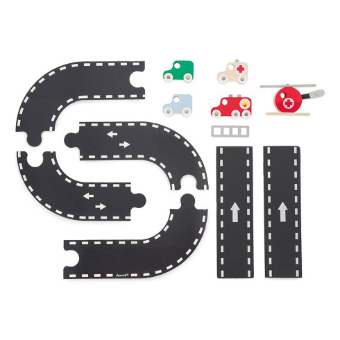 Janod Drevená požiarna stanica - Bolid 