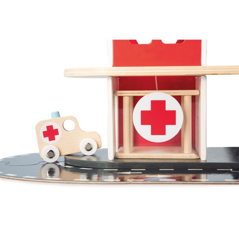 Janod Drevená požiarna stanica - Bolid 